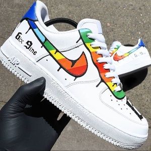 6ix 9ine Nike Air Force 1 CUSTOMS
